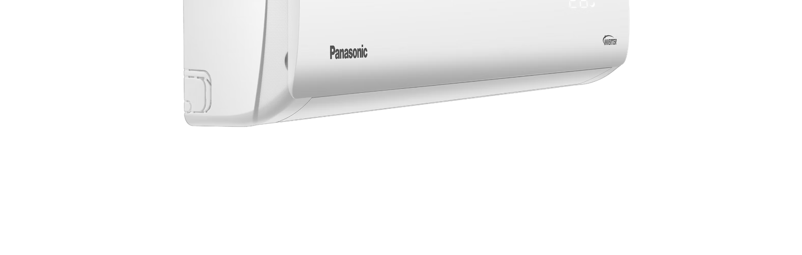 Close-up of a white 18XKF9-2 wall-mounted 1.5 Tonne Inverter AC unit against a plain white background.