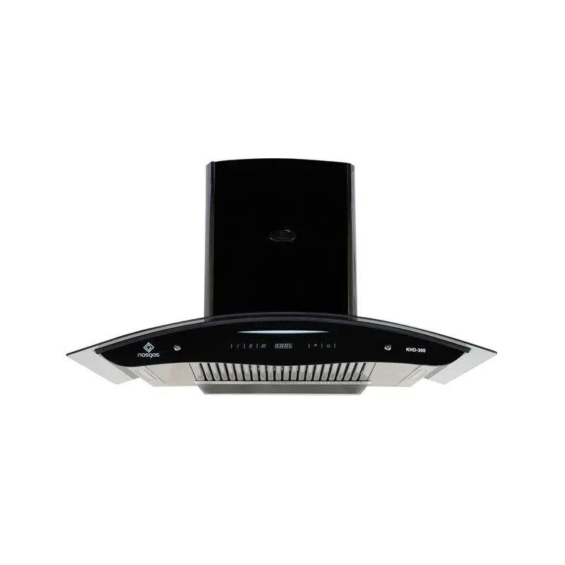 NasGas KHD-300 Kitchen Hood – Smart Auto Clean & High Suction