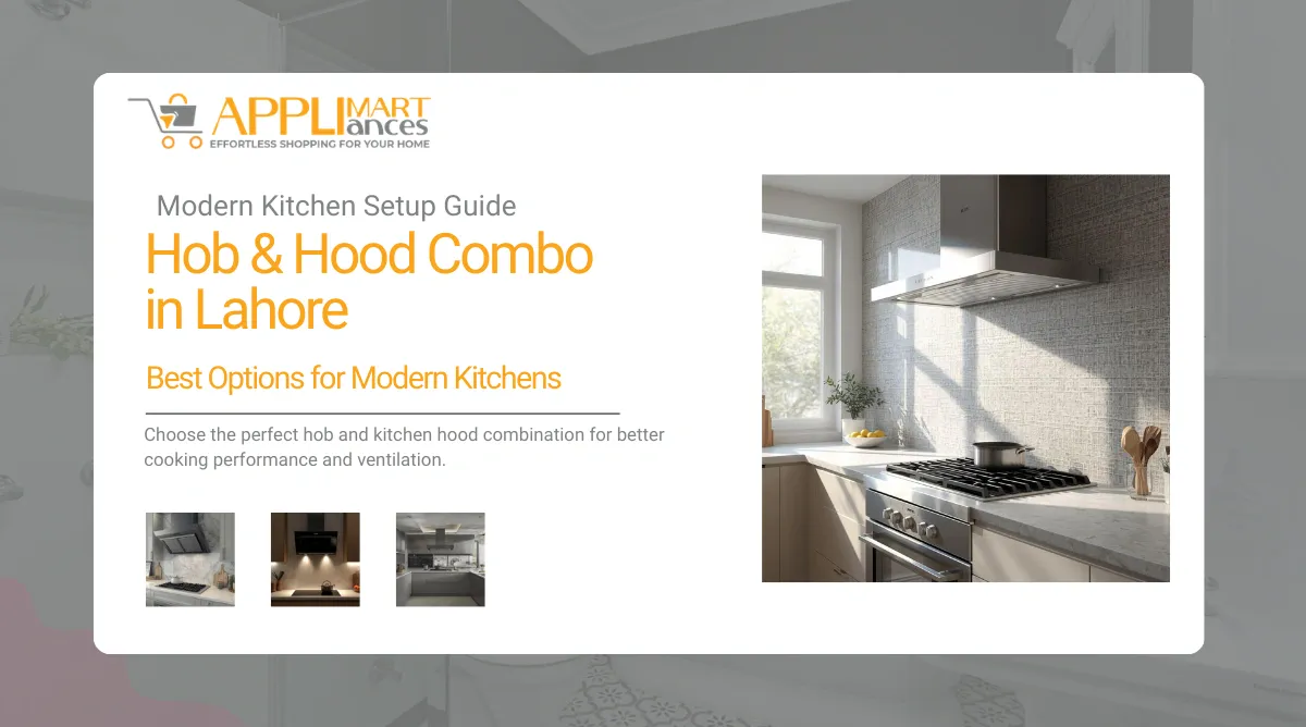 Hob and hood combo in Lahore for modern kitchens – built-in stove and kitchen hood setup
