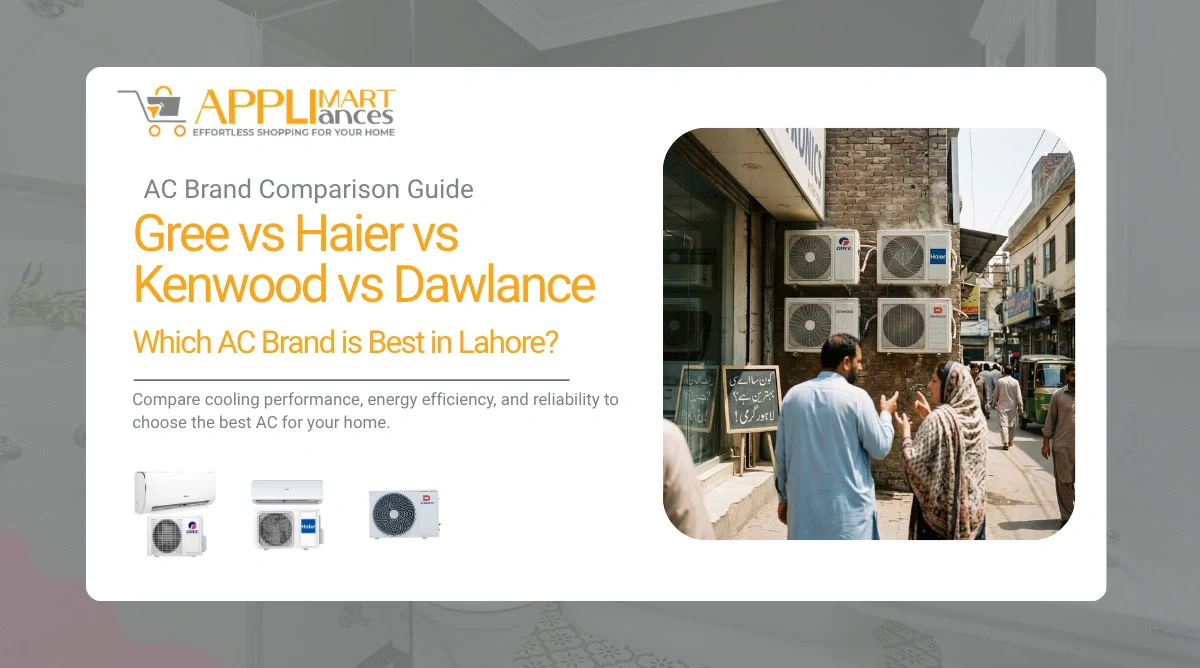 Gree vs Haier vs Kenwood vs Dawlance AC Which Brand is Best in Lahore