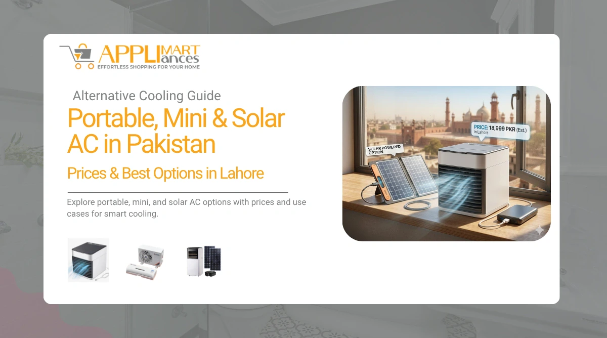 Portable, Mini & Solar AC in Pakistan Prices & Best Options in Lahore